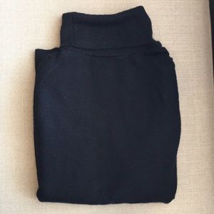 Black turtle neck sweater